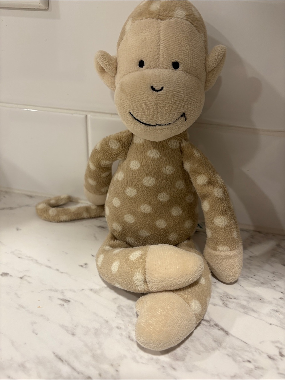 Jellycat monkey rattle